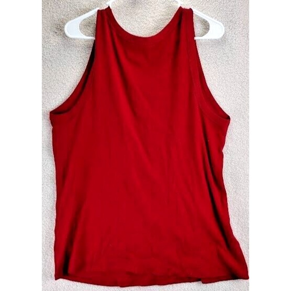 A New Day Women's Red Ribbed Racerback Tank Top Size 3X - Picture 9 of 14